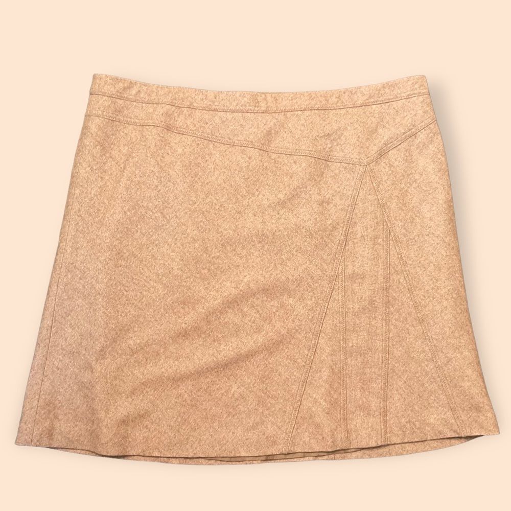 Merona Women Size 26W Skirt Wool Business Workwear Skirt Lined A Line‎